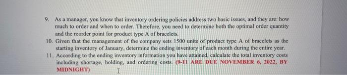 solve a set of connected questions of some topics such as forecasting,