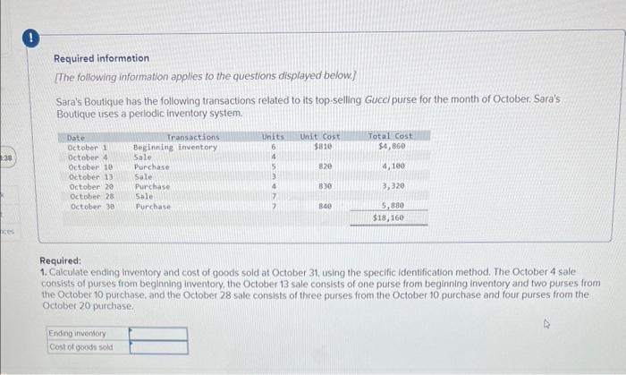  please solve using specific identification method Thanks Required information [The following