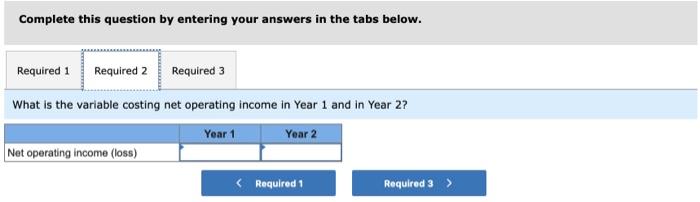 LO7-3] During Heaton Company's first two years of operations, it reported absorption