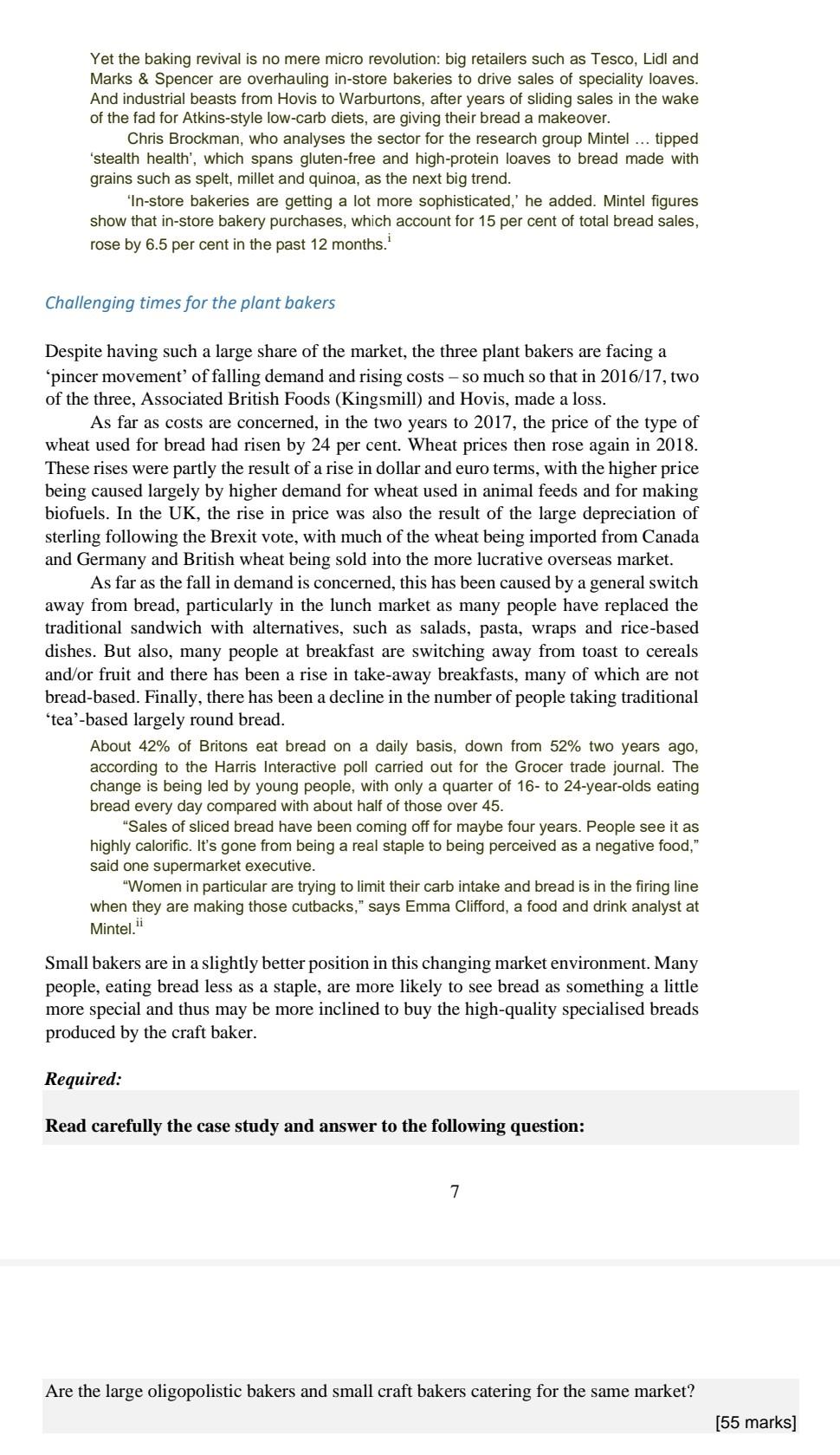 or give reference. Take your time but answer properly CASE STUDY 2: