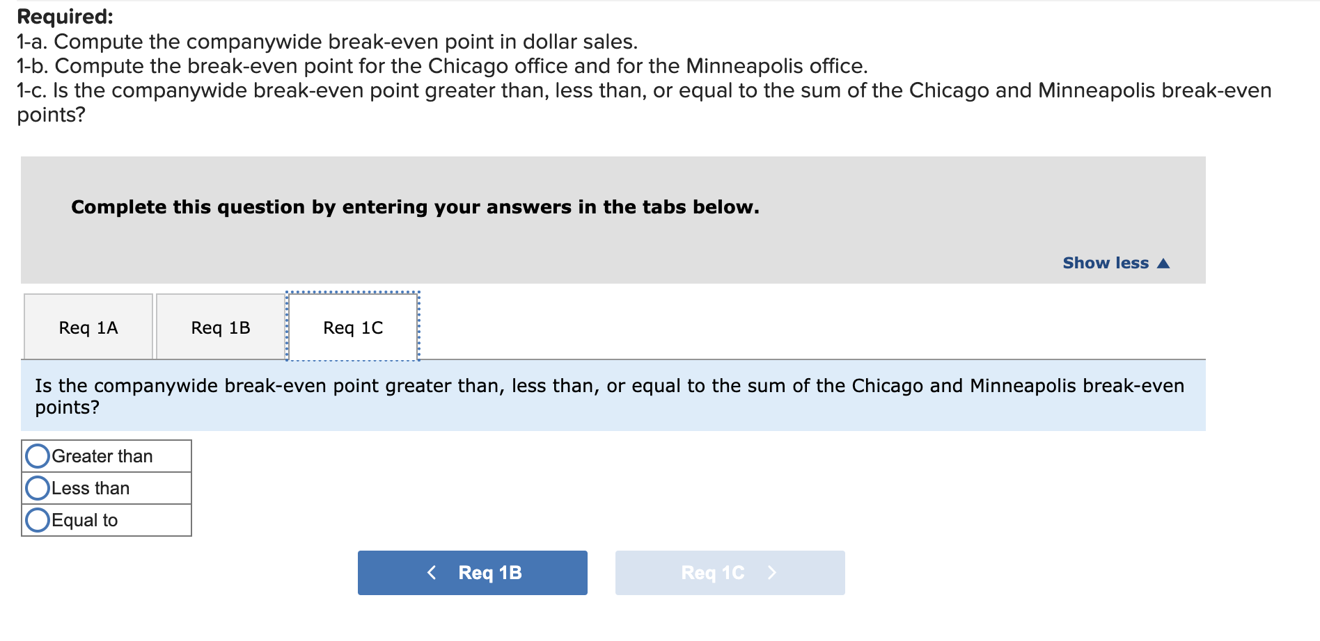 clinics. The firm has two offices-one in Chicago and one in Minneapolis.