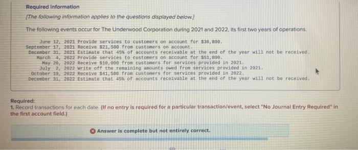 dont know why i got the last answer wrong. please help Required