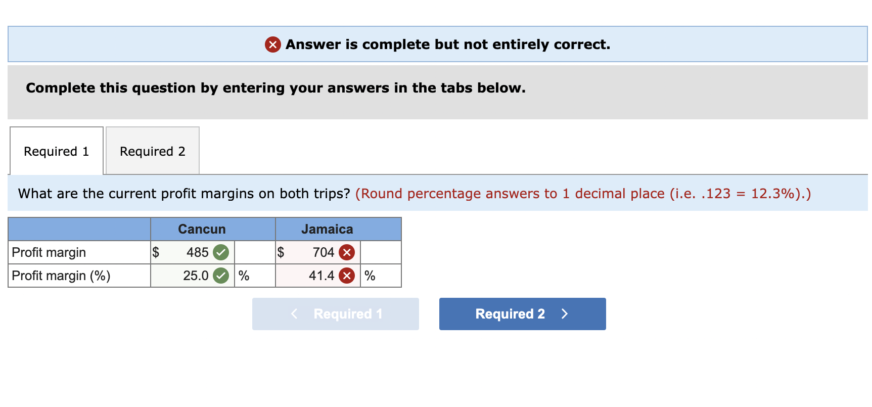 Take-a-Break Travel Company offers spring break travel packages to college students. Two