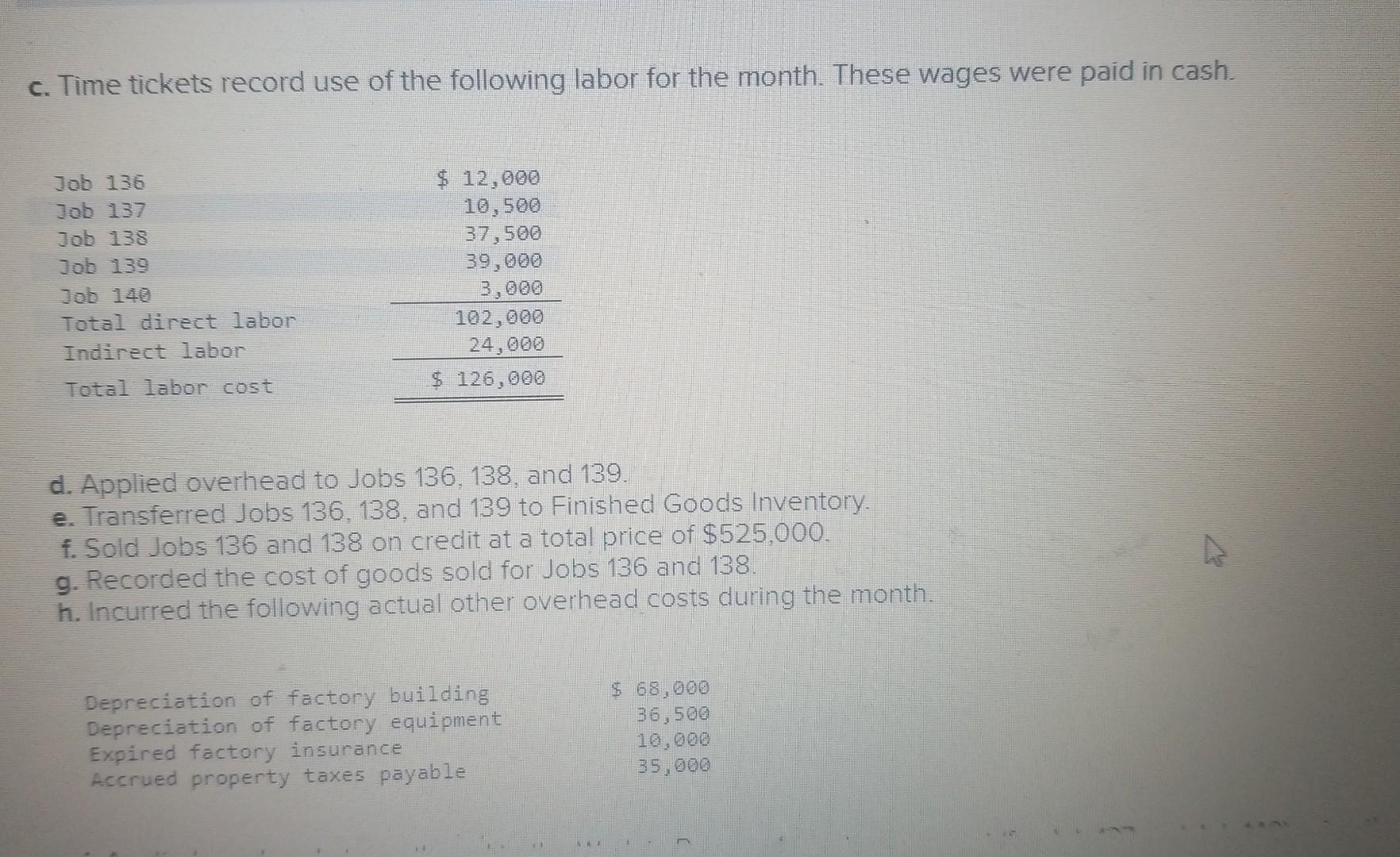 job cost sheets, recording costs, preparing inventory ledger account LO P1, P2,