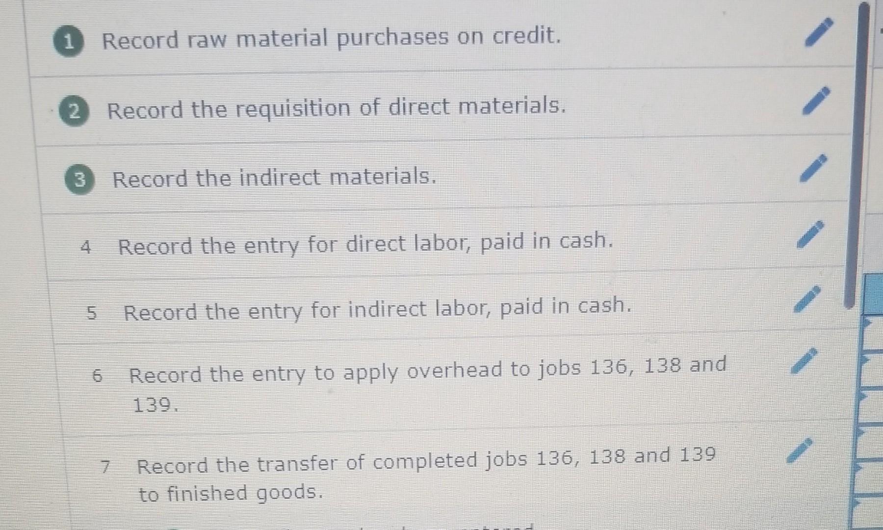 overhead rate is 200% of direct labor. Information on the company's production