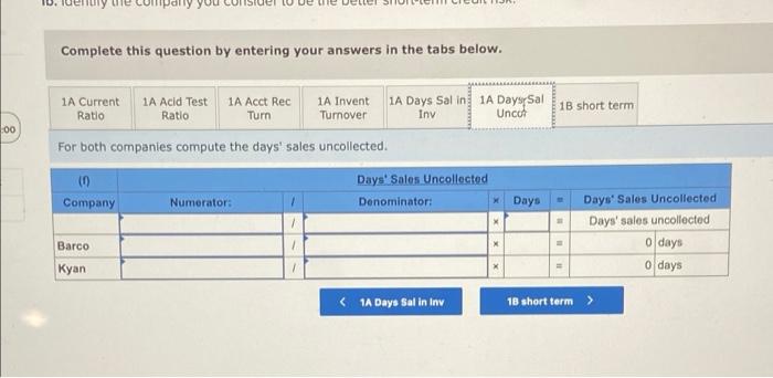 [The following information applies to the questions displayed below.) Summary information from