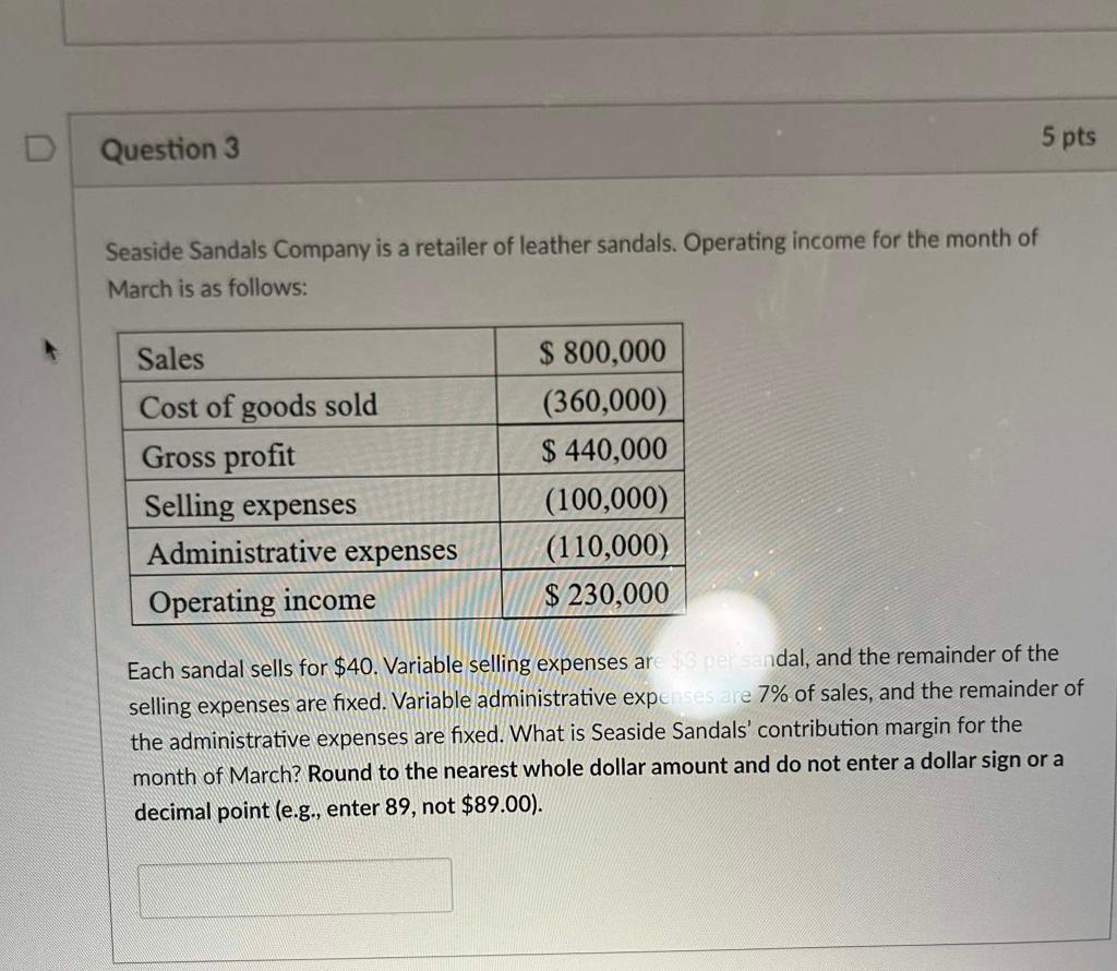 are $500,000, its overall contribution margin ratio is 48%, common fixed costs