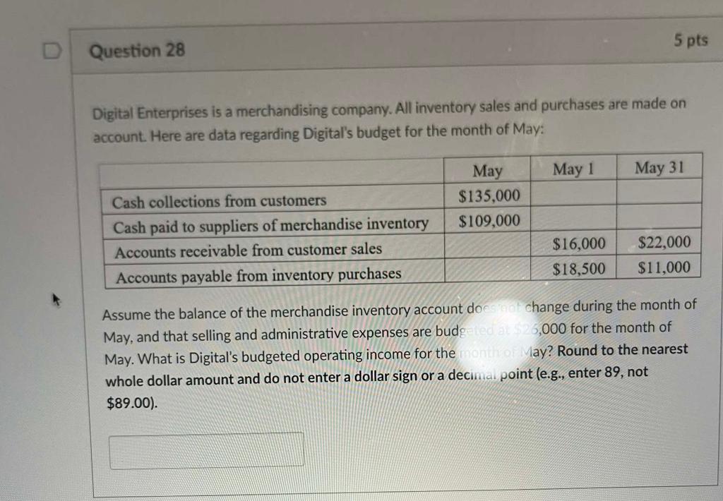 total company operating income is $25,000 and its xed costs are $75,000