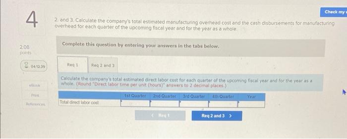 the answer! 4 2.08 points 04.13.02 Book References Exercise 8-15 (Algo) Direct