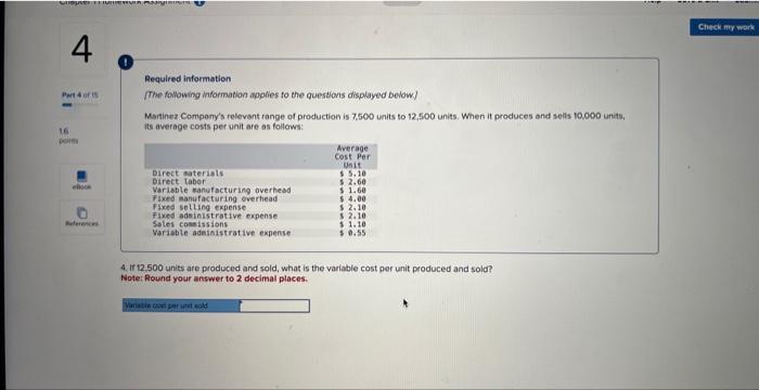 administrative expense - $2.10 Sales commision - $1.10 Variable administrative expense -