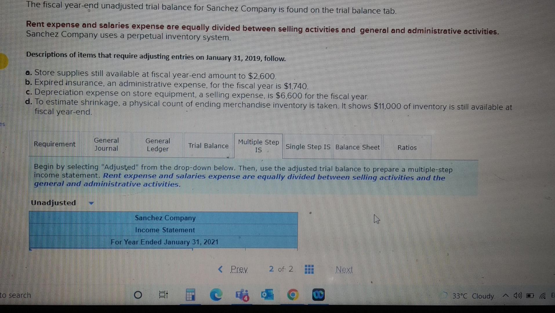  need the below for this question: 1) Journal entries (1-4 prepare