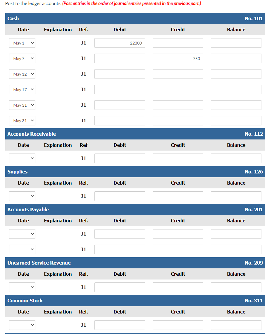 of her business, Skysong, Inc., the following events and transactions occured. Julia