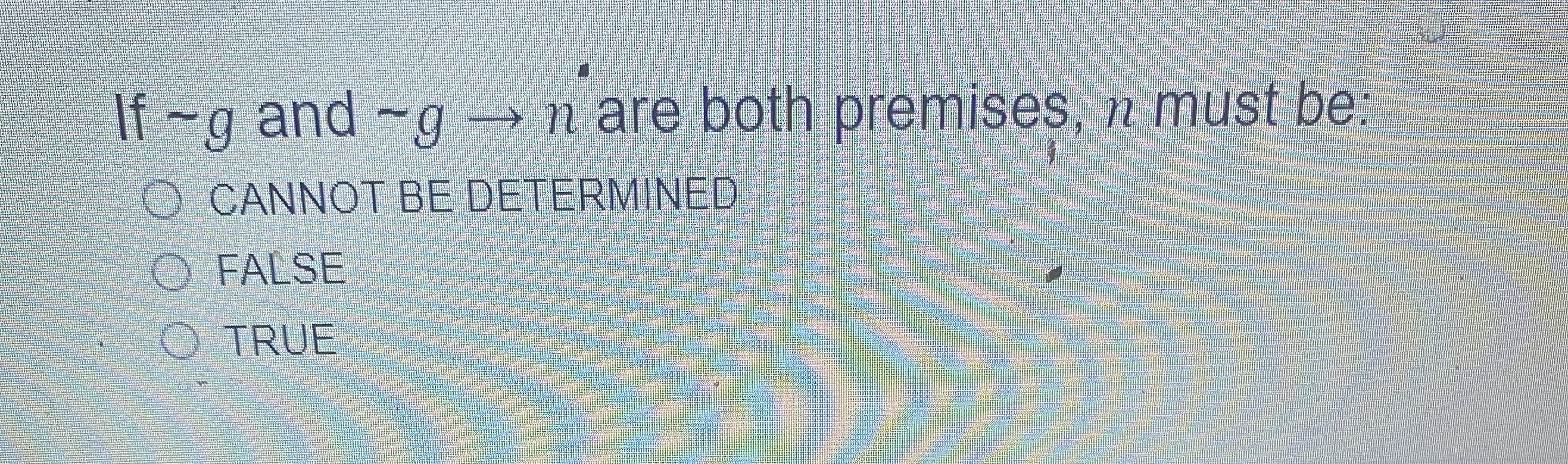 Question 3. How to solve? If ~ q and g - n
