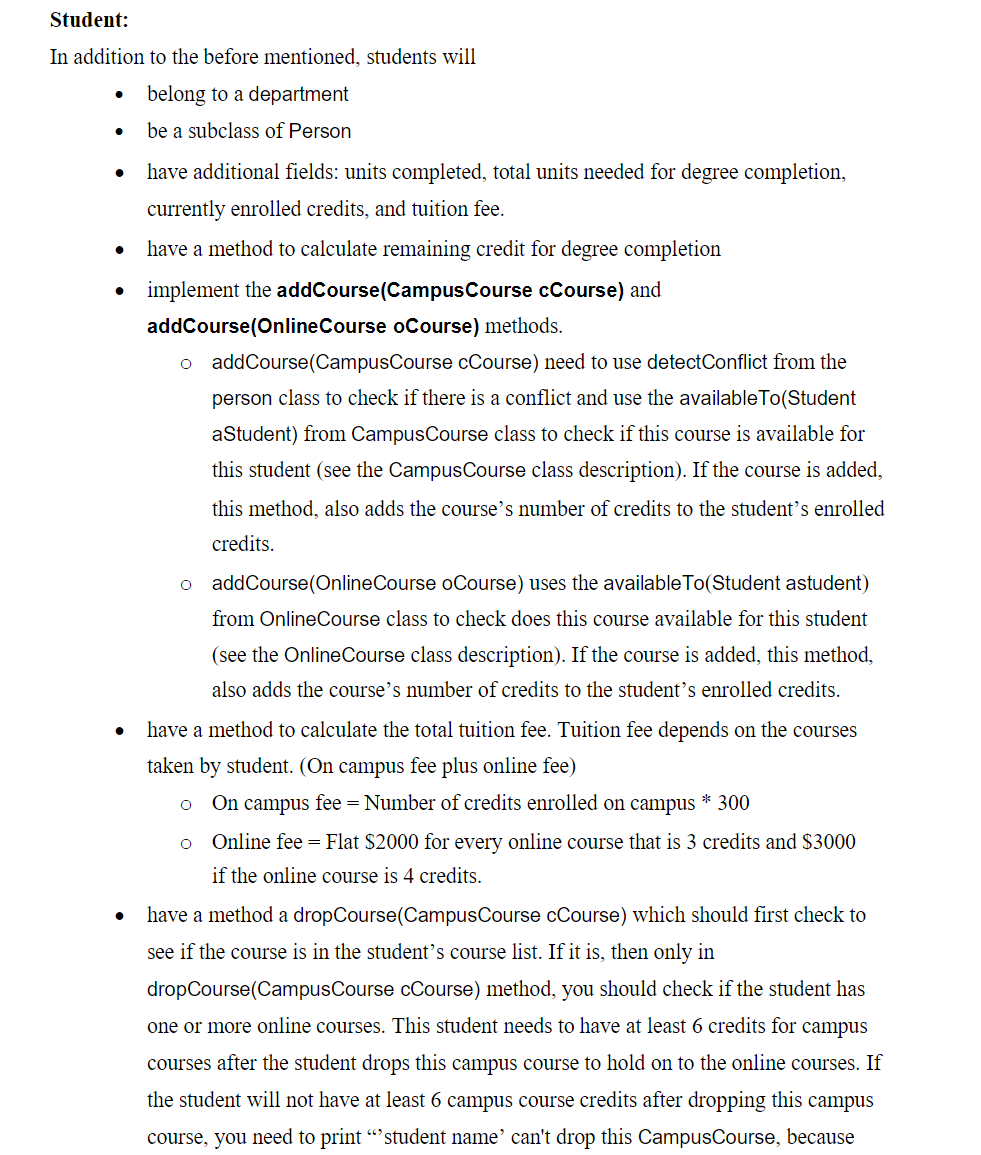 object-oriented model for a university which extends our earlier work. The requirements