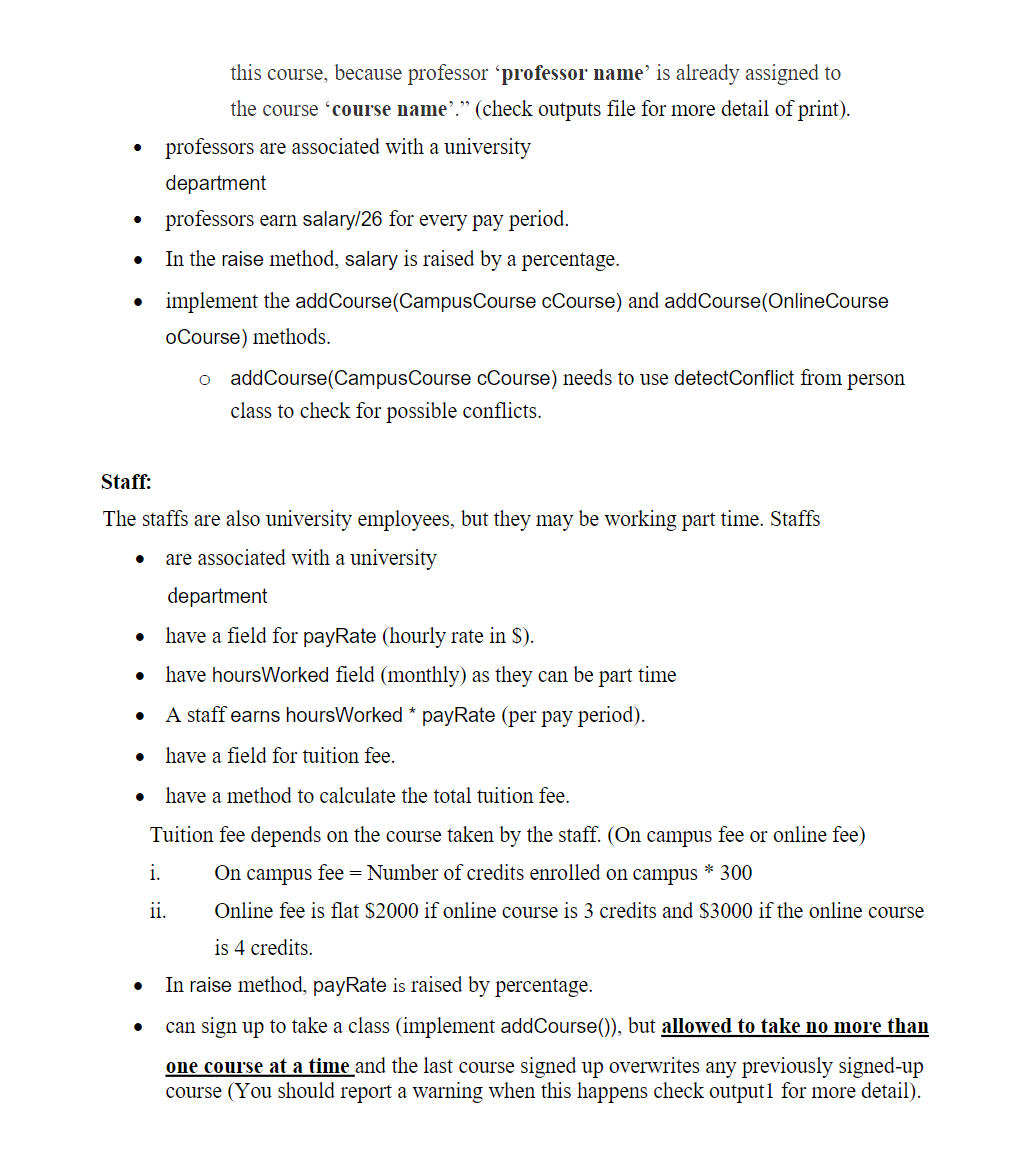 relevant to this assignment, are reproduced at the end of this document