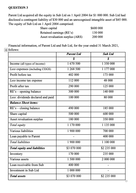 information as Assignment 4 Question 3. Please refer back to pages five