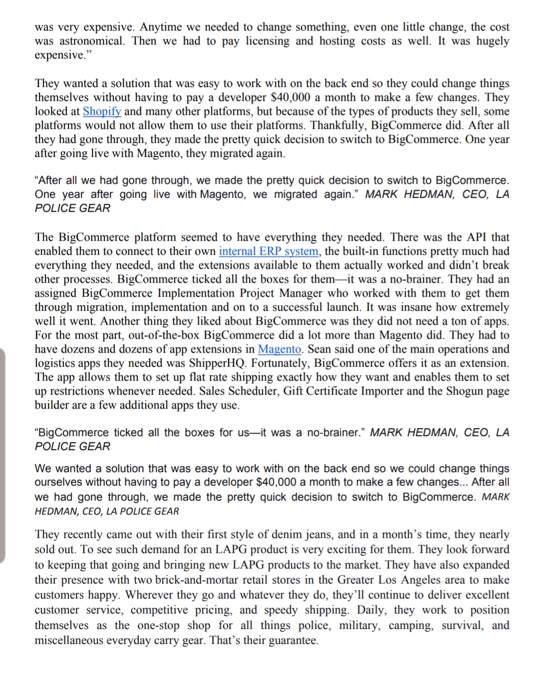 following case carefully, and answer all questions. Use a critical and analytical