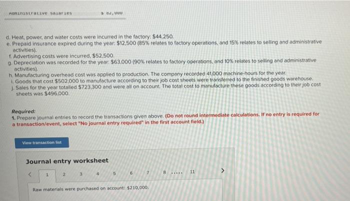 costing system. On January 1, the beginning of the current year, the