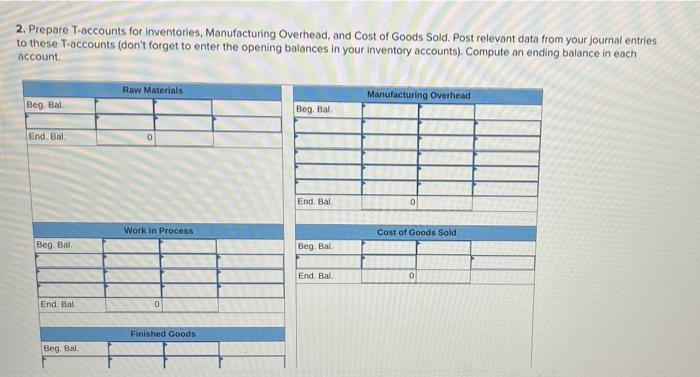goods $18,500 $11,000 $30, 500 The company applies overhead cost to jobs