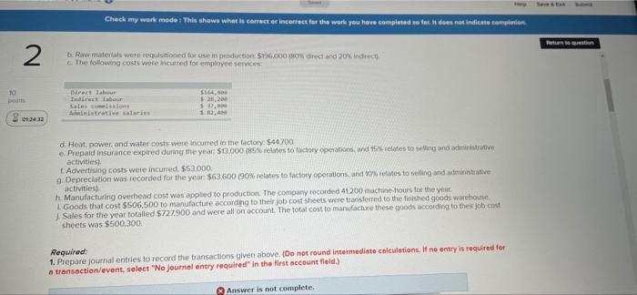 Ravsten Company uses a job-order costing system. On January 1, the beginning