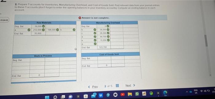 of the current year, the company's inventory balances were as follows: Raw