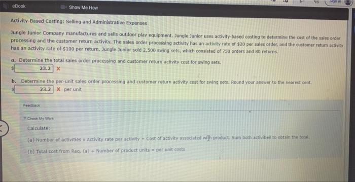 wk.6 thank you. pls need help with this problem. Sign in eBook