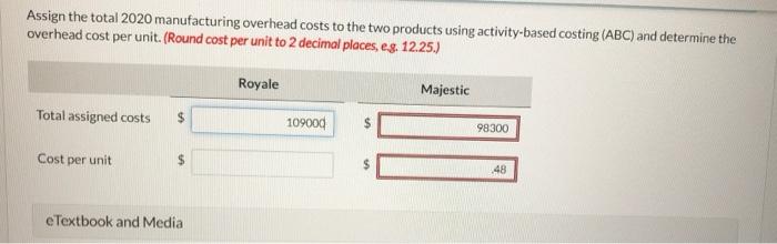 sells for $1.270. The production cost computed per unit under traditional costing