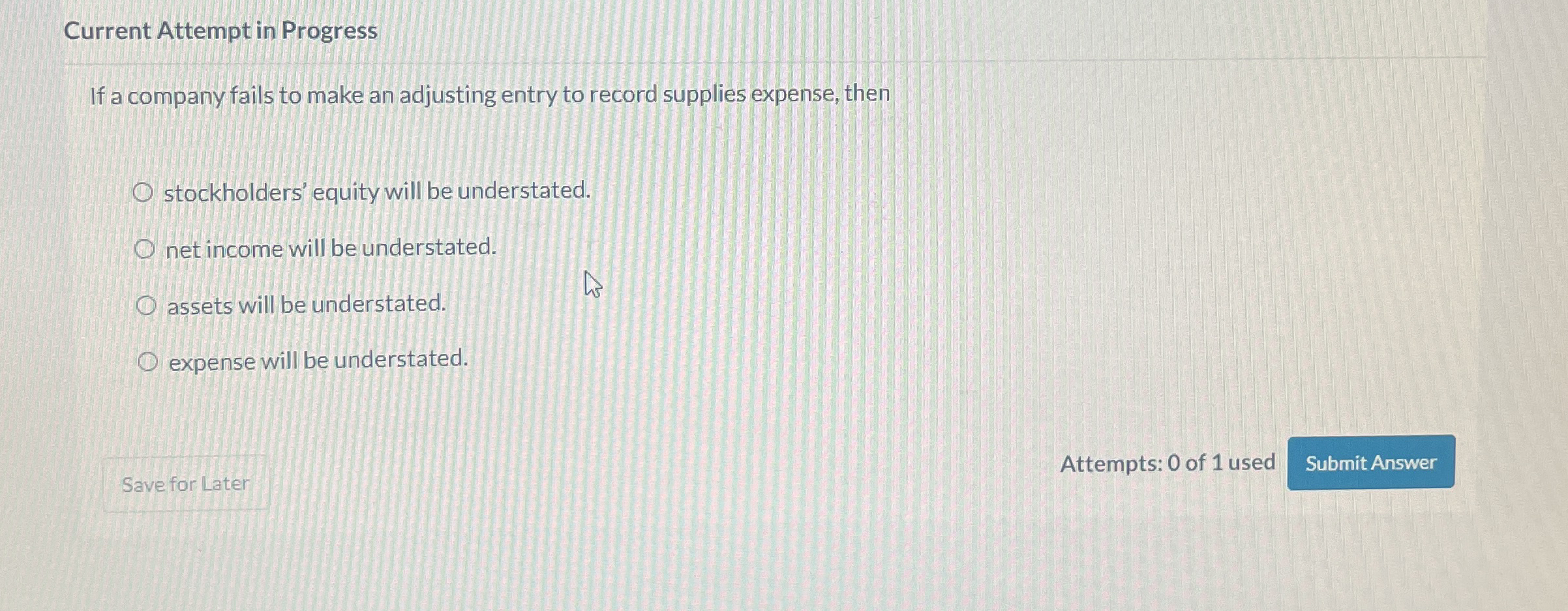  Current Attempt in Progress If a company fails to make an