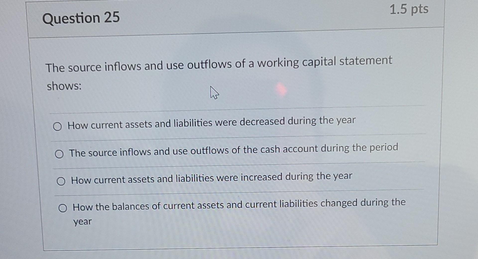  please I need fast help 1.5 pts Question 25 The source