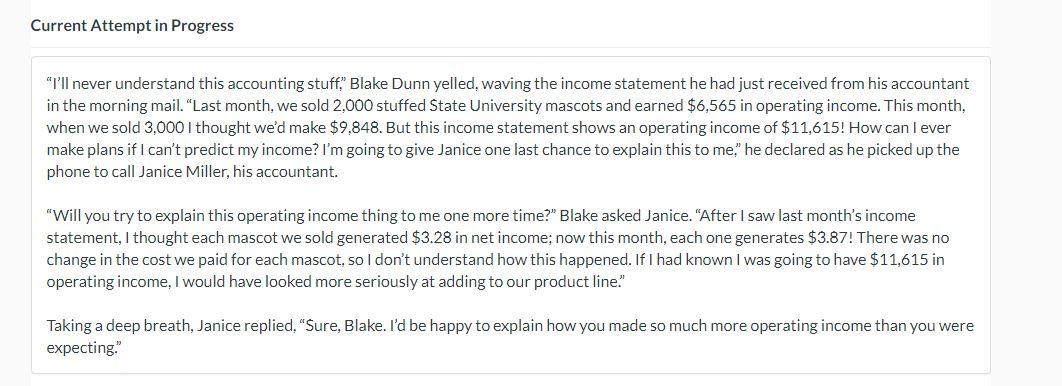 Please fix "b" "I'll never understand this accounting stuff," Blake Dunn yelled,