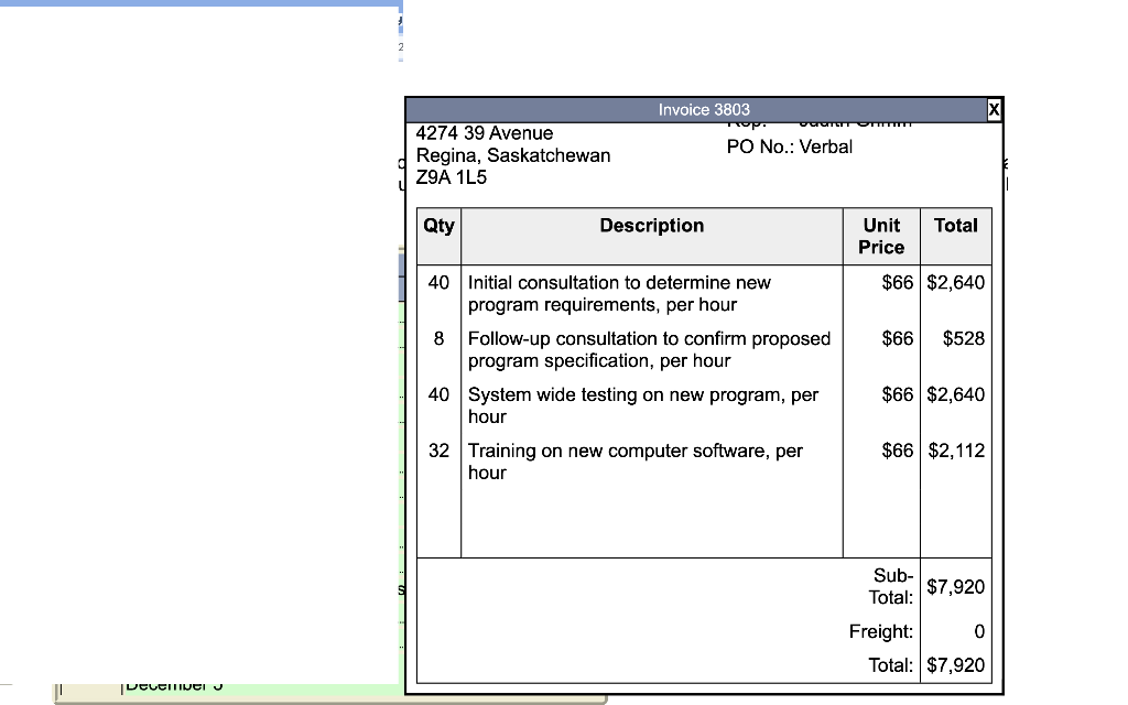 Inter-Trade Corp. is a small computer consulting business. The company is organized