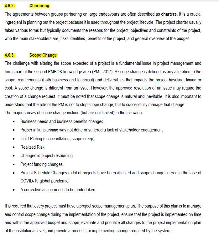 opportunity for project managers to utilize their negotiation skills. There are, however,