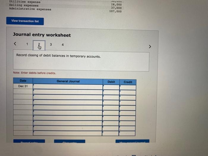 December 31 adjusted trial balance of Emiko Company. Use these normal account