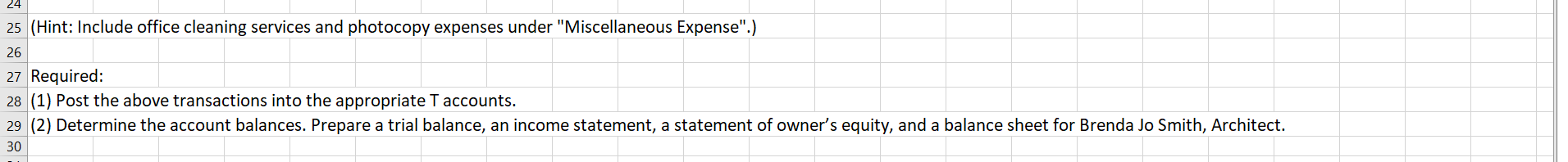 | J L M 4 5 a. Brenda Jo Smith invested $20,000