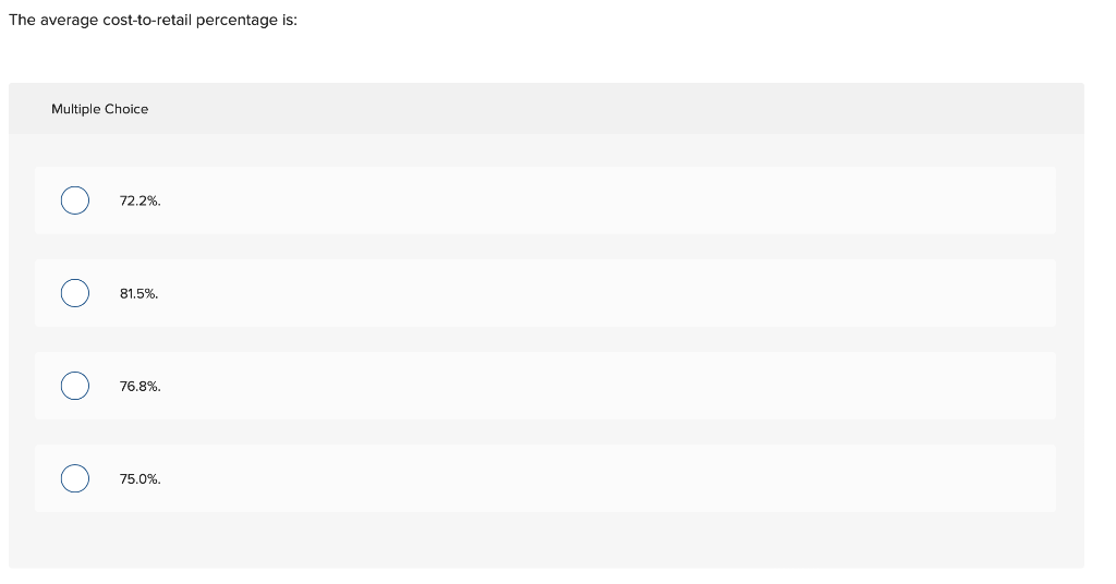 and the average cost retail method to estimate ending inventory and cost