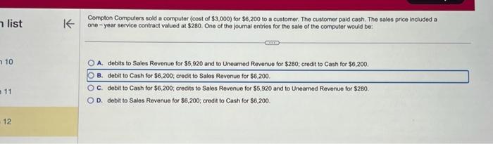 Please help answer the question list 1 Corppton Computers sold a computer