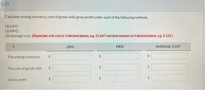 October 31, 2022. Blossom Company uses a periodic method for inventory Date