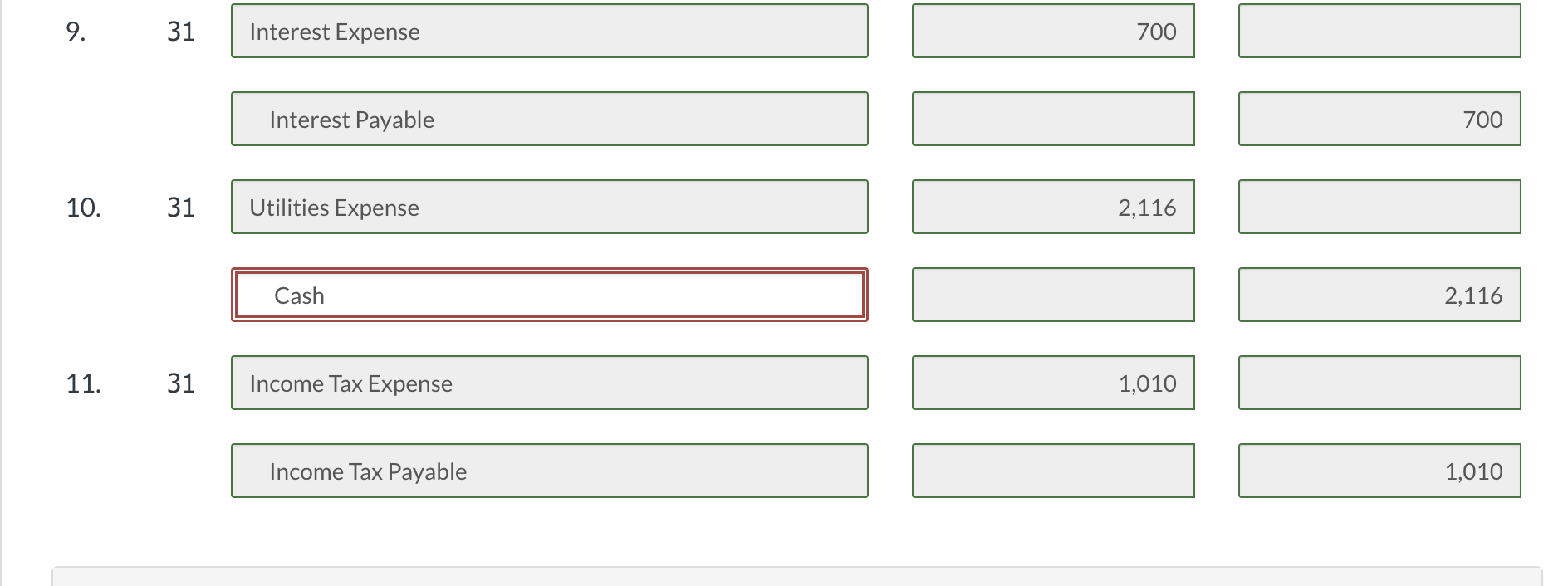 Use the Utilities Expense account for telephone services.) Declared and paid $120