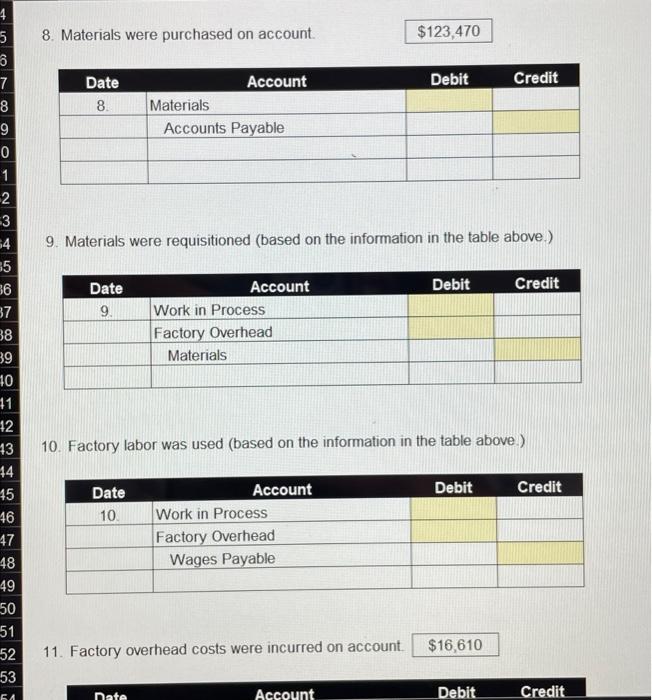 Determine the cost to date of each of the seven jobs Machine