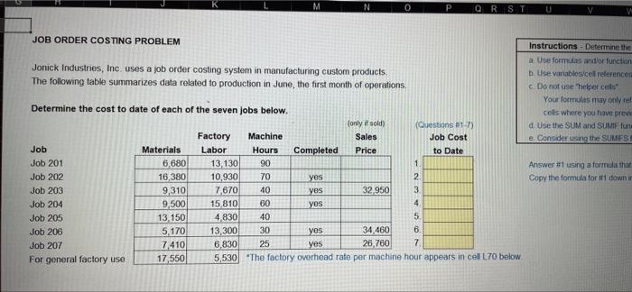 what more info do you need? were suppose to calcukate the job