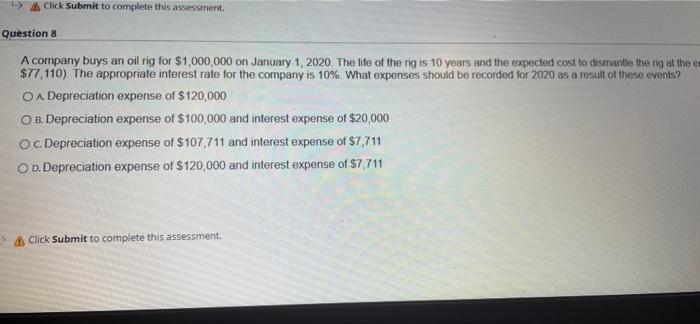  I need the answer please fast Click Submit to complete this