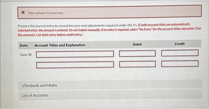 The company uses IFRS and has a June 30 fiscal year end.