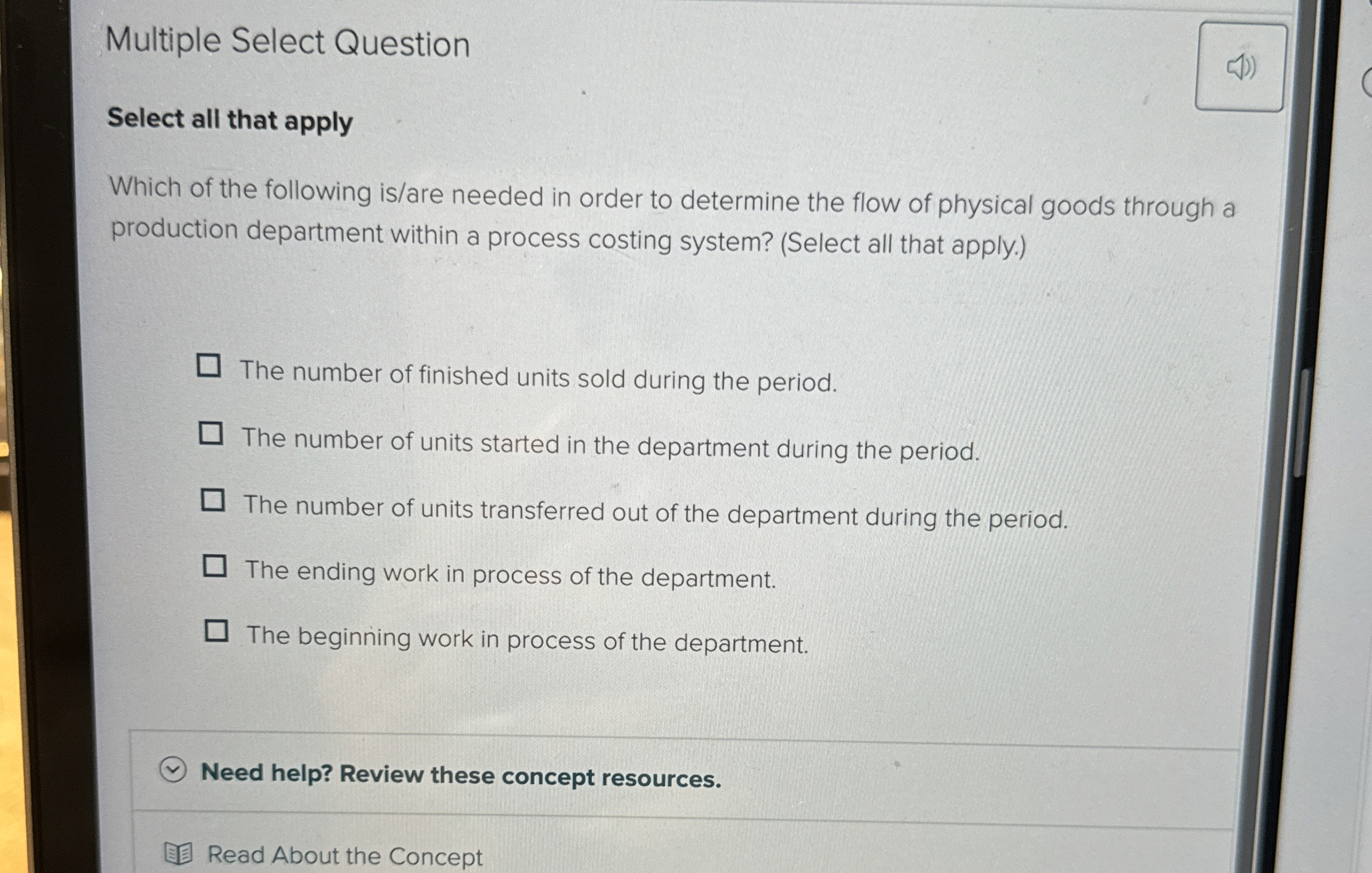  Multiple Select Question Select all that apply Which of the following