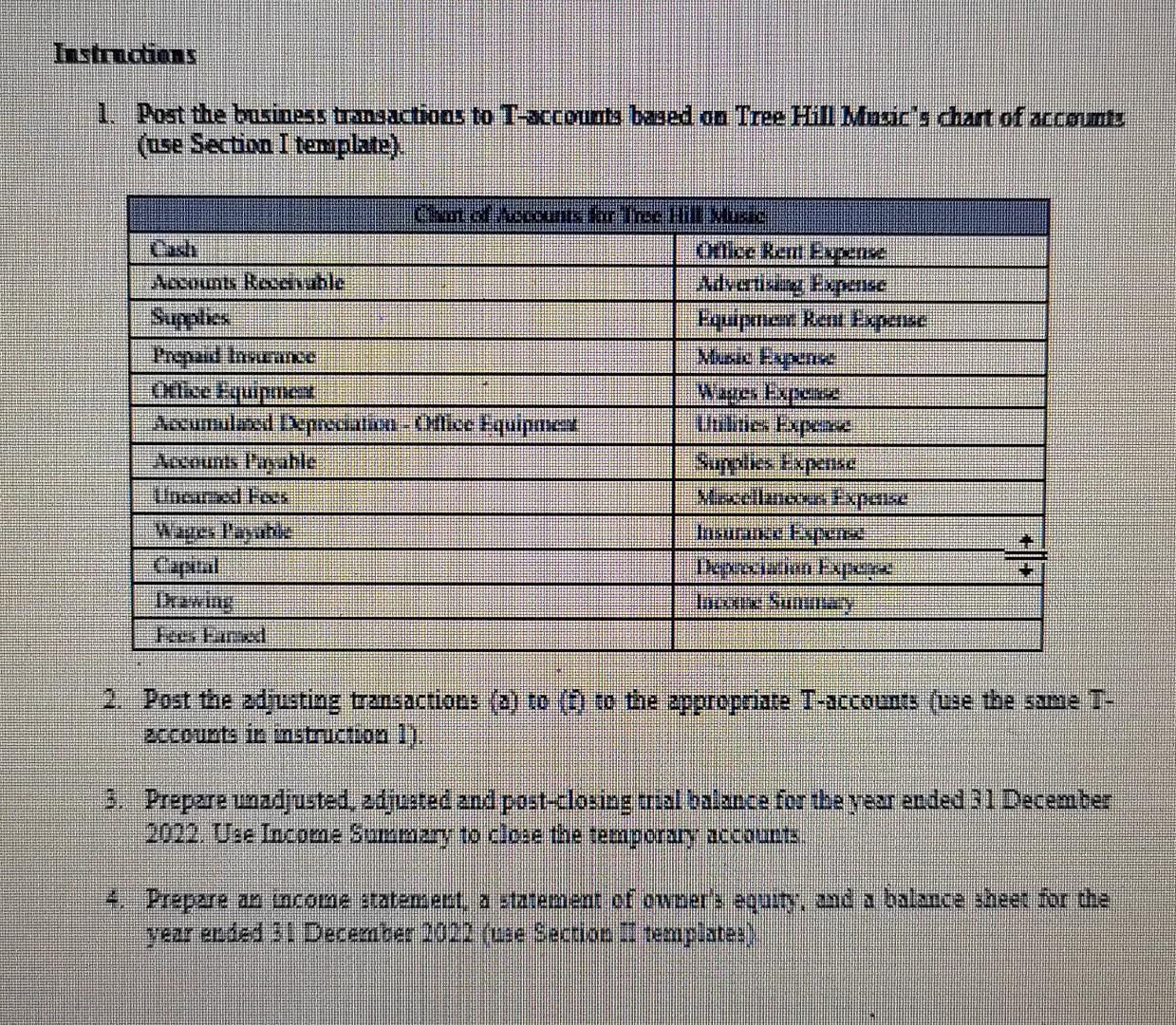 exeats. Below are the accomat bakces fin Tree Hill Music as of