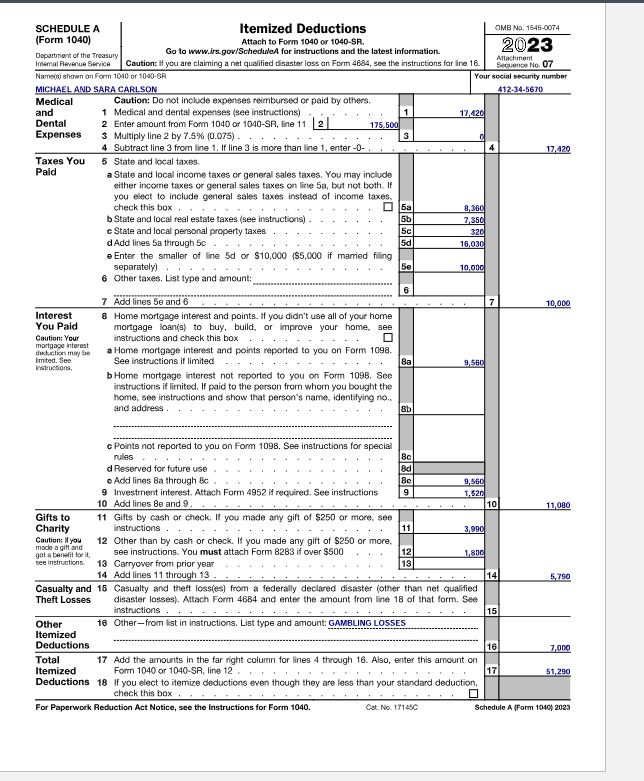  income Tax I Critical Thinking/Problem Solving Assessment Below is the information