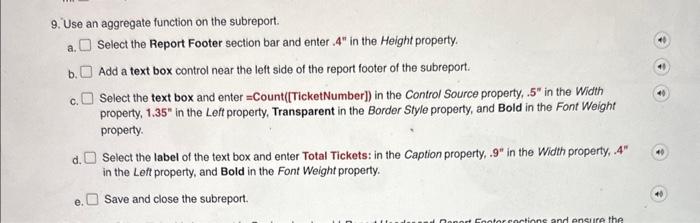  please show step by step 9. Use an aggregate function on