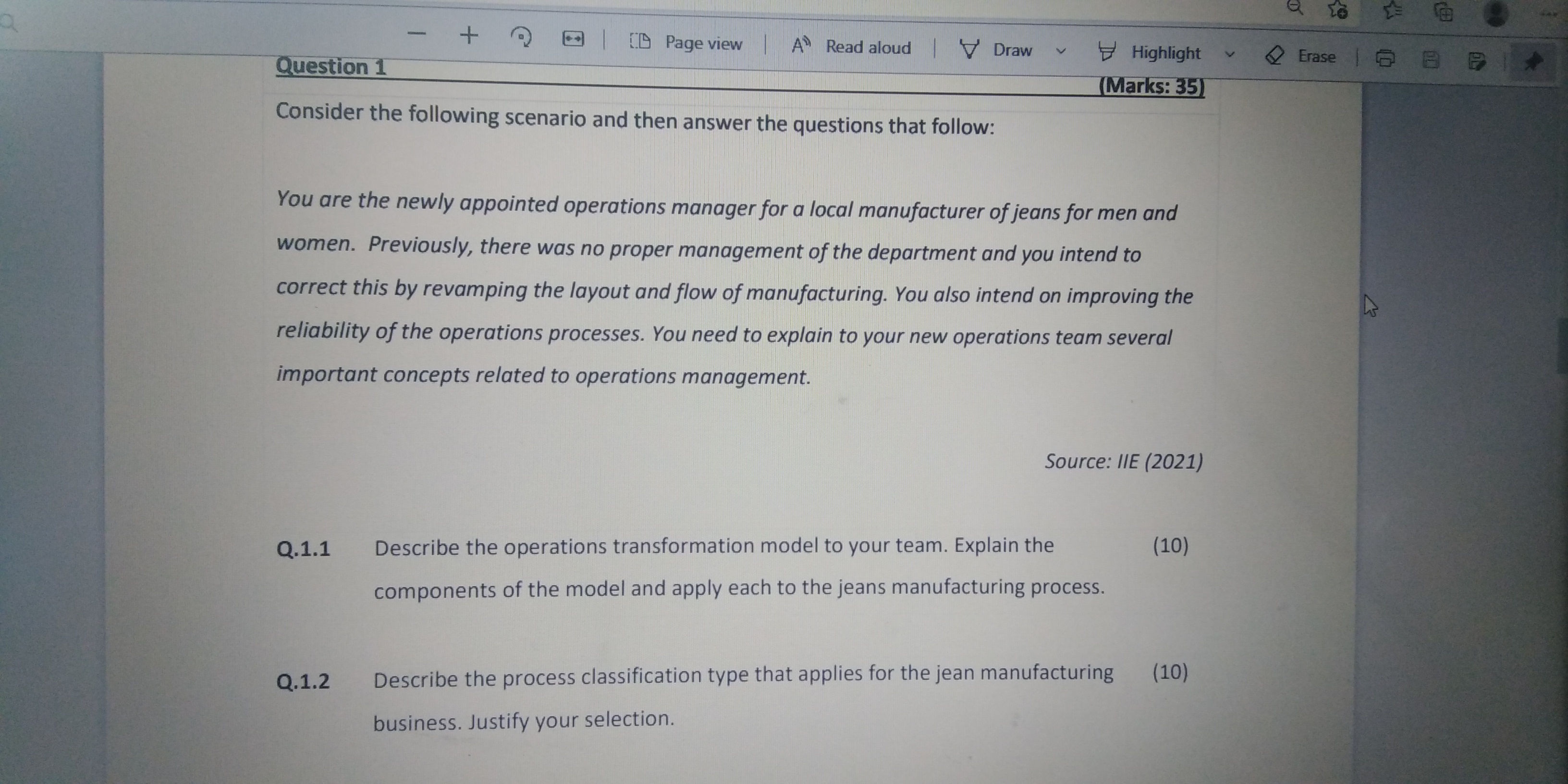  + [ Page view | A Read aloud | V Draw