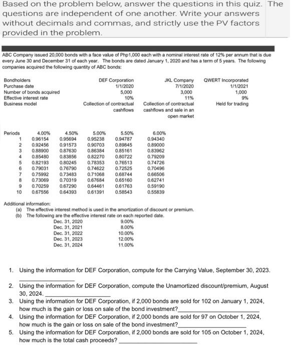  Based on the problem below, answer the questions in this quiz.