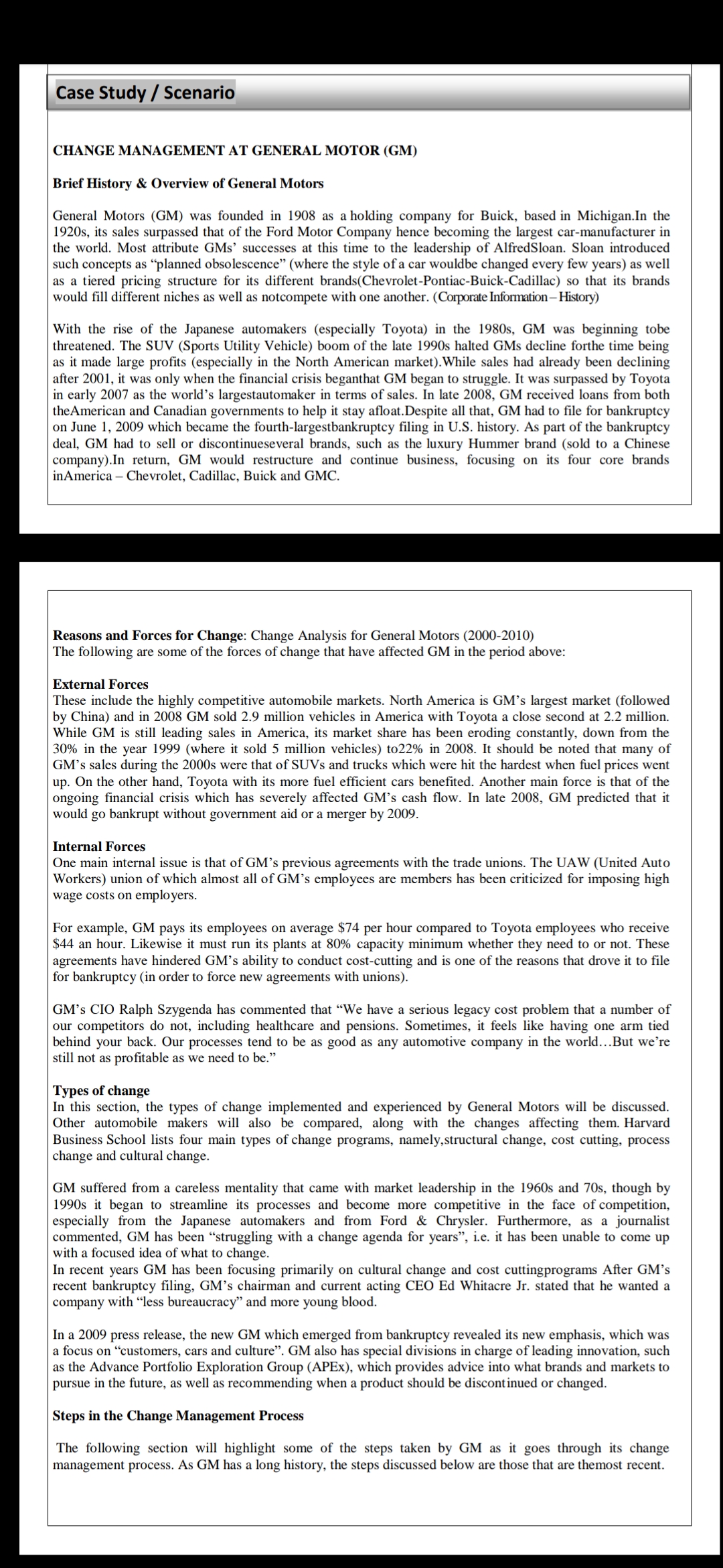 Reference is attached below, Various Issues The above discussion has centered primarily