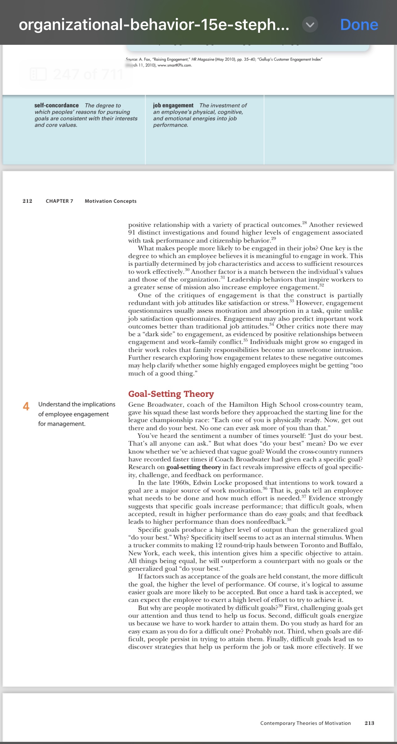 Label Each Question and Chapter:Chapter 7Does motivation come from within a person